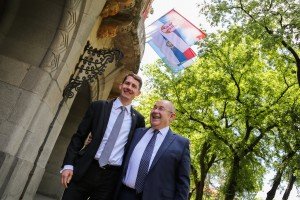 Otkrivanje spomenika Karolju Birou