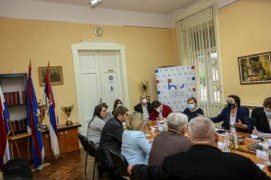 Predstavnici Ministarstva za ljudska i manjinska prava i društveni dijalog u poseti Hrvatskom nacionalnom savetu