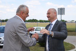 Gradonačelnik Bakić i pokrajinski sekretar Ivanišević u obilasku Privredne zone Mali Bajmok