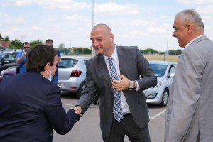 Gradonačelnik Bakić i pokrajinski sekretar Ivanišević u obilasku Privredne zone Mali Bajmok