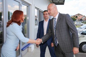 Gradonačelnik Bakić i pokrajinski sekretar Ivanišević u obilasku Privredne zone Mali Bajmok