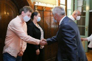 Prijem za atletičare Spartaka