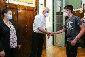 Prijem za atletičare Spartaka