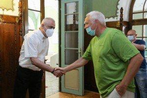 Prijem za atletičare Spartaka