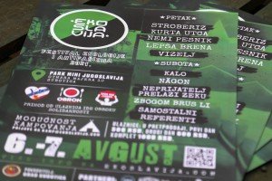 Najava programa 2. festivala "Ekoslavija"
