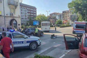 Saobraćajna nezgoda na raskrsnici kod Nove opštine