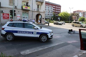 Saobraćajna nezgoda na raskrsnici kod Nove opštine