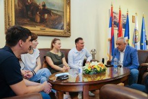 Prijem za glumce i rukovodstvo Narodnog pozorišta