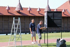 Otkrivanje turističkih tabli Lajošu Vermešu na Paliću