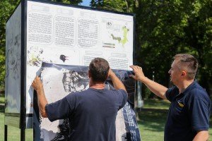 Otkrivanje turističkih tabli Lajošu Vermešu na Paliću