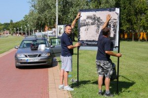 Otkrivanje turističkih tabli Lajošu Vermešu na Paliću