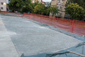 Radovi na rekonstrukciji parkinga ispred Hale sportova