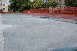 Radovi na rekonstrukciji parkinga ispred Hale sportova