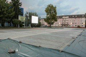 Radovi na rekonstrukciji parkinga ispred Hale sportova