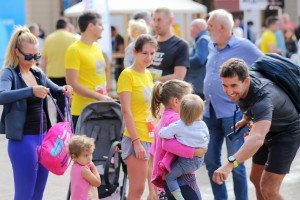 4. Subotički polumaraton - zagrevanje i početak trka ulicama grada