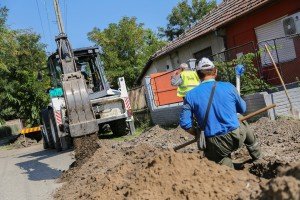 Obilazak radova na proširenju gasovodne mreže u Jasenovačkoj ulici