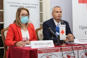 Najava akcije dobrovoljnog davanja krvi 11. septembra u Atrijumu hotel "Galleria"