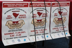 Najava akcije dobrovoljnog davanja krvi 11. septembra u Atrijumu hotel "Galleria"