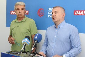 Konferencija za medije GrO "Stranka slobode i pravde" Subotica na temu akva parka