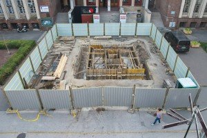 Polaganje temelja za spomenik Kralju Petru