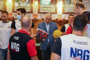 Prijem za rukovodstvo, trenere i igrače Vaterpolo kluba "Novi Beograd"