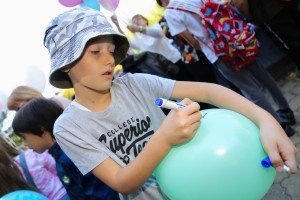 Dečja nedelja - puštanje balona