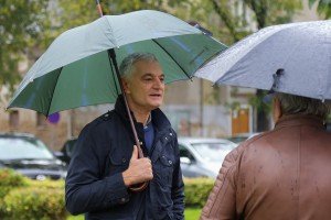 Obeležavanje 77. godišnjice oslobođenja Subotice od fašizma - polaganje venaca na Trgu žrtava fašizma