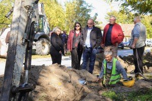 Obilazak radova na izgradnji gasovodne mreže u MZ "Zorka"