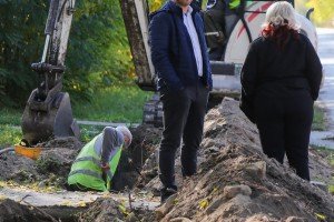 Obilazak radova na izgradnji gasovodne mreže u MZ "Zorka"