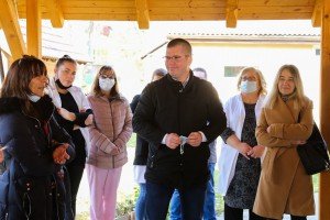 Gradonačelnik Bakić u obilasku Dnevnog boravka za odrasle pri Domu "Kolevka"