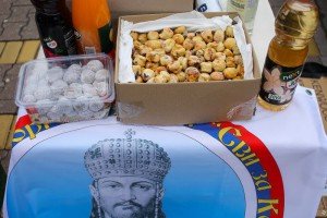 Štand "Svi za Kosmet" - prikupljanje paketića za decu sa KiM