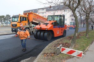 Obilazak radova na asfaltiranju ulice Ferenca Sepa