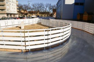 Montažno klizalište na Prozivci