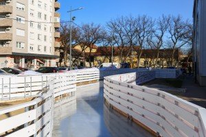 Montažno klizalište na Prozivci