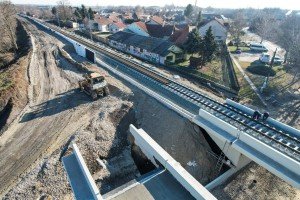 Radovi na izgradnji pruge Subotica - Segedin