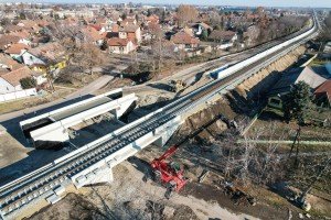 Radovi na izgradnji pruge Subotica - Segedin