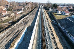 Radovi na izgradnji pruge Subotica - Segedin