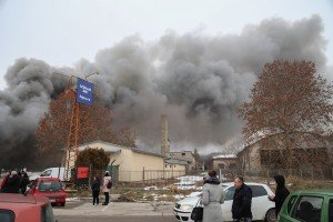 Požar u megamarketu "Svetofor"