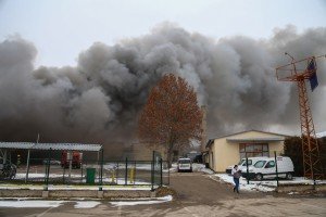 Požar u megamarketu "Svetofor"