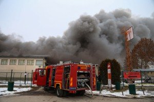 Požar u megamarketu "Svetofor"