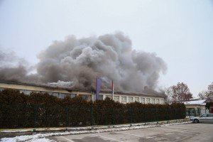 Požar u megamarketu "Svetofor"