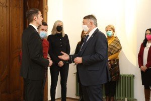 Obraćanje povodom implementacije novog osvetljenja u Savremenoj galeriji