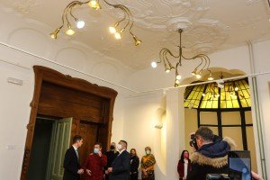 Obraćanje povodom implementacije novog osvetljenja u Savremenoj galeriji