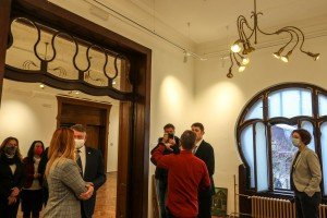 Obraćanje povodom implementacije novog osvetljenja u Savremenoj galeriji