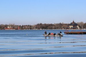 Izlov invazivne ribe u Palićkom jezeru