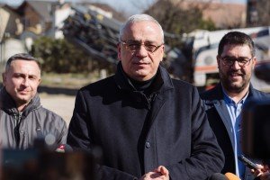 Obilazak radova na izgradnji Sivačkog puta