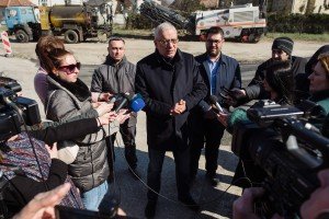 Obilazak radova na izgradnji Sivačkog puta