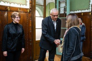 Ministarka kulture Maja Gojković na prijemu kod gradonačelnika Bakića i u obilasku zgrade Narodnog pozorišta