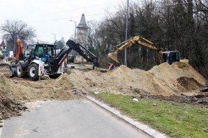 Izgradnja pružnog prelaza na državnom putu u centru Palića