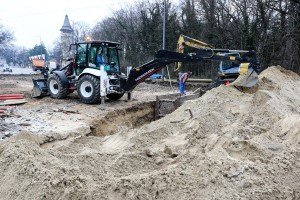 Izgradnja pružnog prelaza na državnom putu u centru Palića